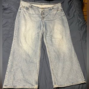 Old Navy Extra High-Rise Wide Leg Jeans - Size 22